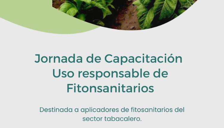 Jornada de Capacitación sobre el Uso Responsable de Fitosanitarios en el Sector Tabacalero